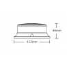 ROTATIVO LANZADESTELLOS EUROBLACK SHIELD CE R65 MAGNETICO ATORNILLABLE