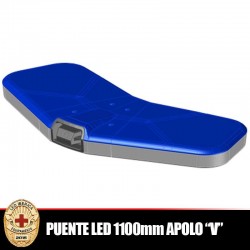 PUENTE DE LUCES APOLO VERSION POLICIAL EN "V" 1100mm CANBUS CE R65 CEPE ONU