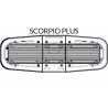 PUENTE DE LUCES SCORPIO 1100mm CE R65 CEPE ONU POLICIAL Y EMERGENCIAS
