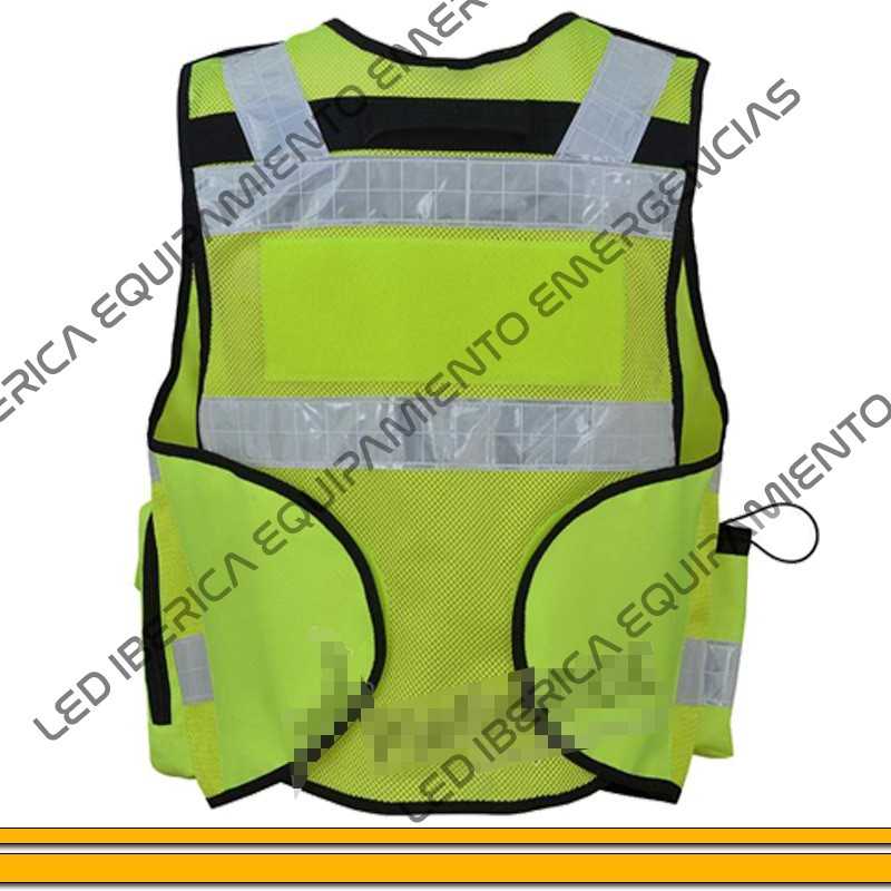 CHALECO TÁCTICO MULTIBOLSILLOS CORDURA 600D SANITARIO TES MEDICO CON PARCHE