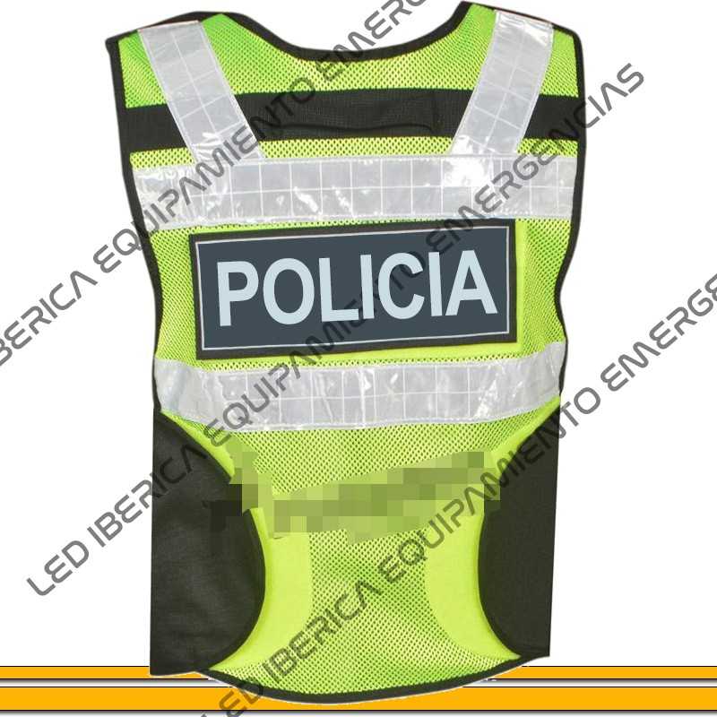 Chaleco táctico multibolsillos cordura 600d amarillo fluor y negro