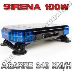 Mini puente Double Stack FX 48 leds con sirena 100w magnético 240 km/h CE R65