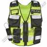 Chaleco táctico multibolsillos cordura 600d amarillo fluor y negro