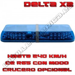 Mini puente Delta X2 CE R65 240 km/h con crucero y destellos doble altura