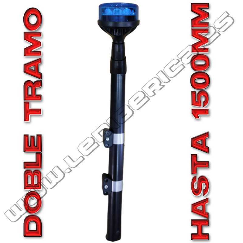 Mástil extensible doble tramo hasta 1500mm motocicleta CE R65