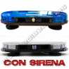 Mini puente azul con sirena 80w Haze CE R65 imanes PROFESIONALES