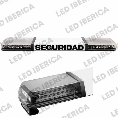 PUENTE DE LUCES SEGURIDAD CON CARTEL ILUMINADO 110CM