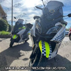 Kit para motocicleta REVO 112 frontales mástil sirena mando megafonía