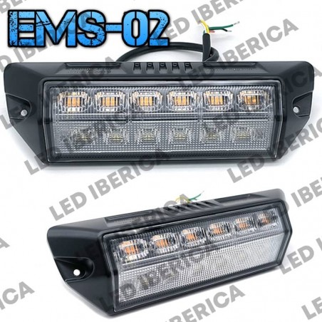 LUZ PERIMETRAL DESTELLOS Y LUZ BLANCA TRABAJO EMS-02