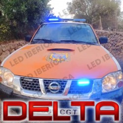 KIT DELTA X1 PUENTE 110CM C/SIRENA Y ALTAVOZ 150W CE R65