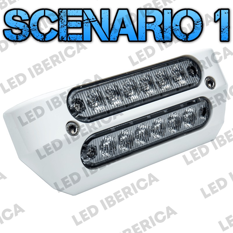 LUZ PERIMETRAL BLANCA SCENARIO 1 ALTA POTENCIA CE R10