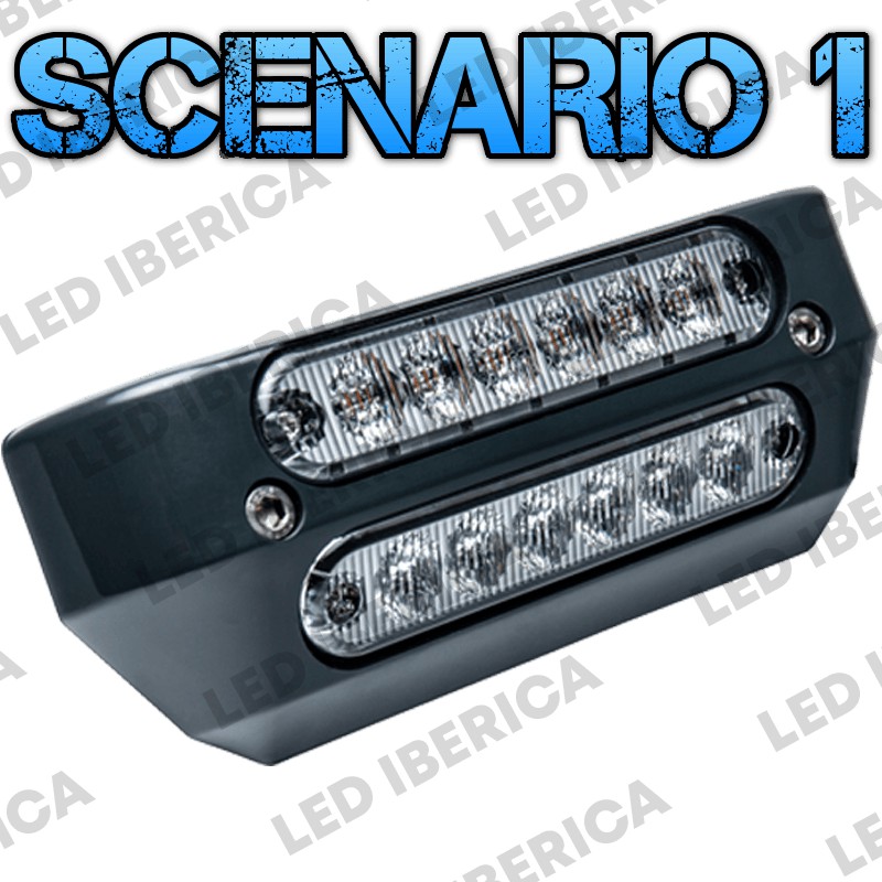 LUZ PERIMETRAL BLANCA SCENARIO 1 ALTA POTENCIA CE R10