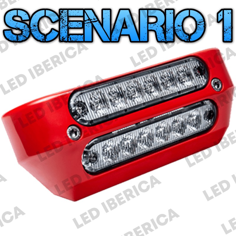 LUZ PERIMETRAL BLANCA SCENARIO 1 ALTA POTENCIA CE R10