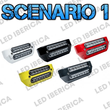LUZ PERIMETRAL BLANCA SCENARIO 1 ALTA POTENCIA CE R10