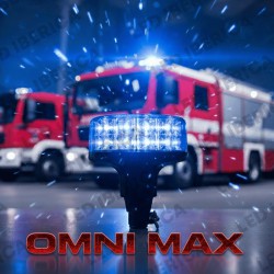 ROTATIVO LANZADESTELLOS OMNI-MAX 72W CE R65 TOMA DIN 14CM