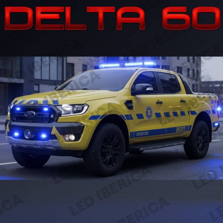 PUENTE LED DELTA 60 110CM ALTA POTENCIA CON O SIN CARTEL ILUMINADO