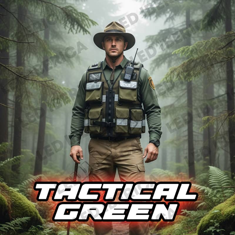 Chaleco táctico multibolsillos cordura 600D camo