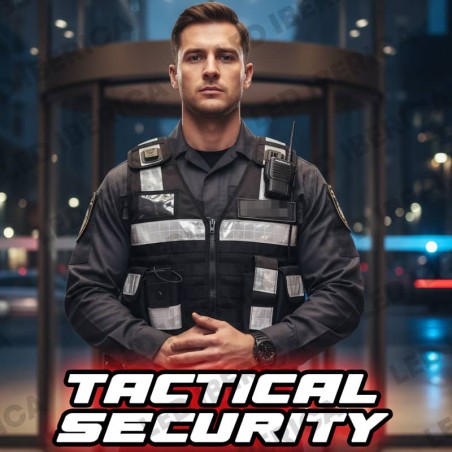 Chaleco táctico multibolsillos cordura 600d negro