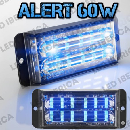 FLASHER PERIMETRAL ALERT 60W 12 O 24 LEDS CE R65
