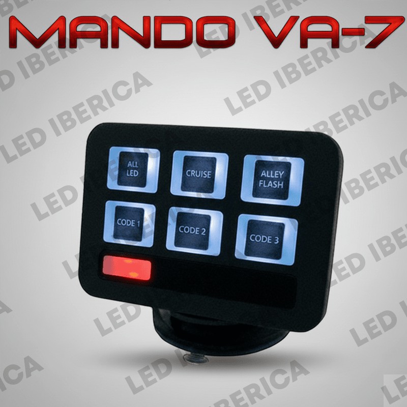 MANDO BOTONERA VA-7 RETROILUMINADO 30A CE R10