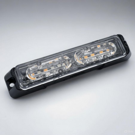 luz perimetral DUAL COLOR ámbar azul Actron CE R65 multivolt