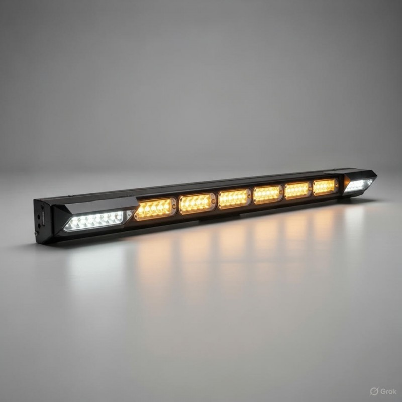 BARRA TRAFFIC WORK CON LEDS BLANCOS DE TRABAJO CE R10