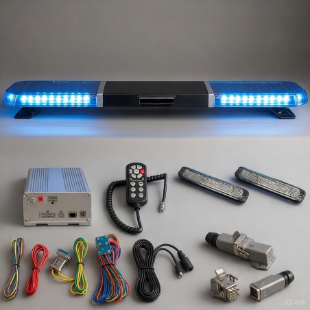 KIT DELTA X1 PUENTE 110CM C/SIRENA Y ALTAVOZ 150W CE R65