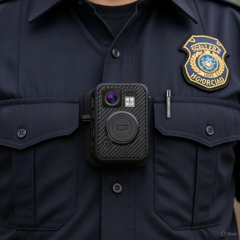 CÁMARA CORPORAL POLICIAL VISION NOCTURNA IR GPS 64GB