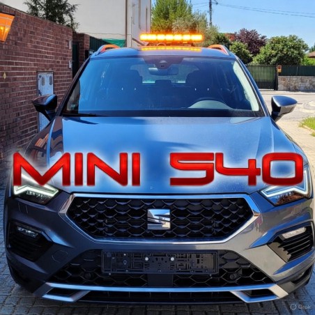 PUENTE MINI 540 CE R65 ÁMBAR 585MM MAGNÉTICO CON TOMA MECHERO