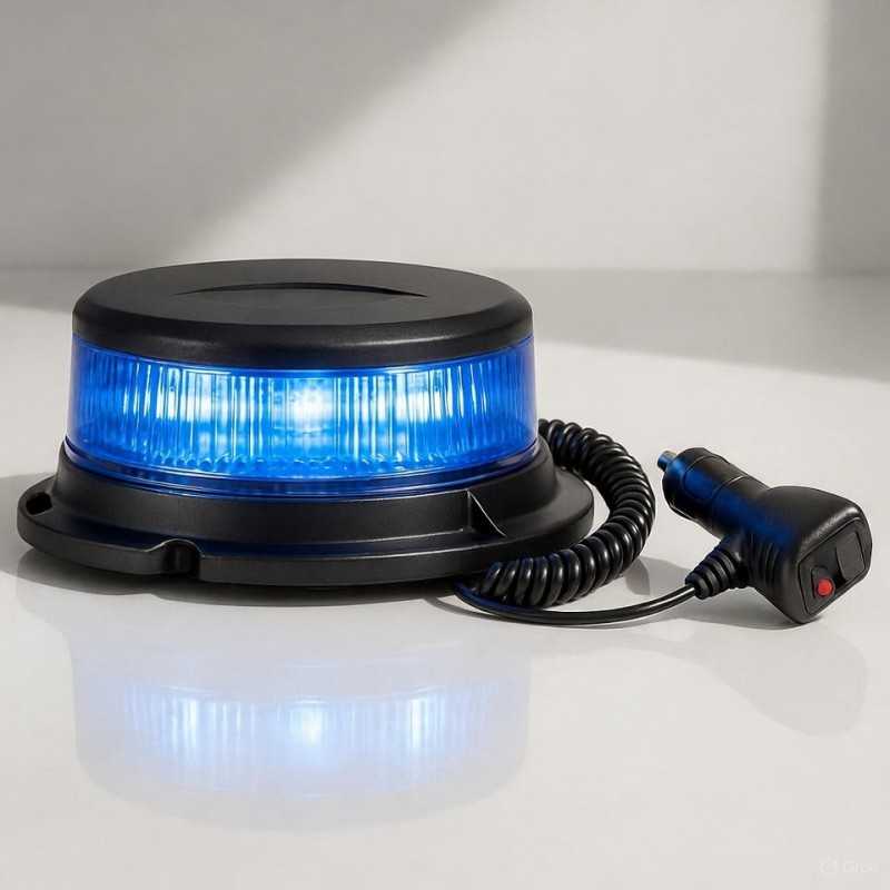 Rotativo lanzadestellos Euroblack Shield CE R65 magnético atornillable