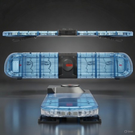 PUENTE LED 120CM TARGA CON 6 FUNCIONES + SIRENA + ALTAVOZ + BOTONERA