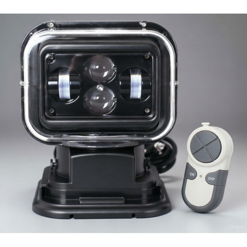 FOCO MOTORIZADO CON MANDO REMOTO VIGILANCIA