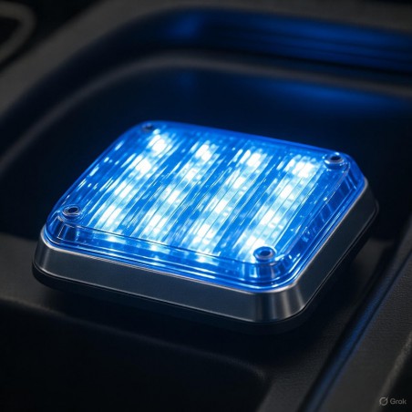 Panel 16 leds 48W alta potencia ambulancia 260mm x 205mm x 55mm