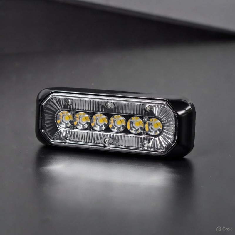 Luz direccional con anillo exterior crucero y destellos centrales CE R65 Halo