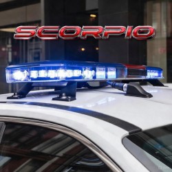 Puente de luces Scorpio 1100mm CE R65 policial y emergencias