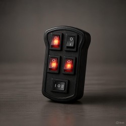 Puente de luces ámbar con barra direccional integrada CE R65 110cm Road Traffic