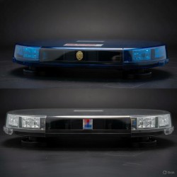 Mini puente azul con sirena 80w Haze CE R65 imanes PROFESIONALES