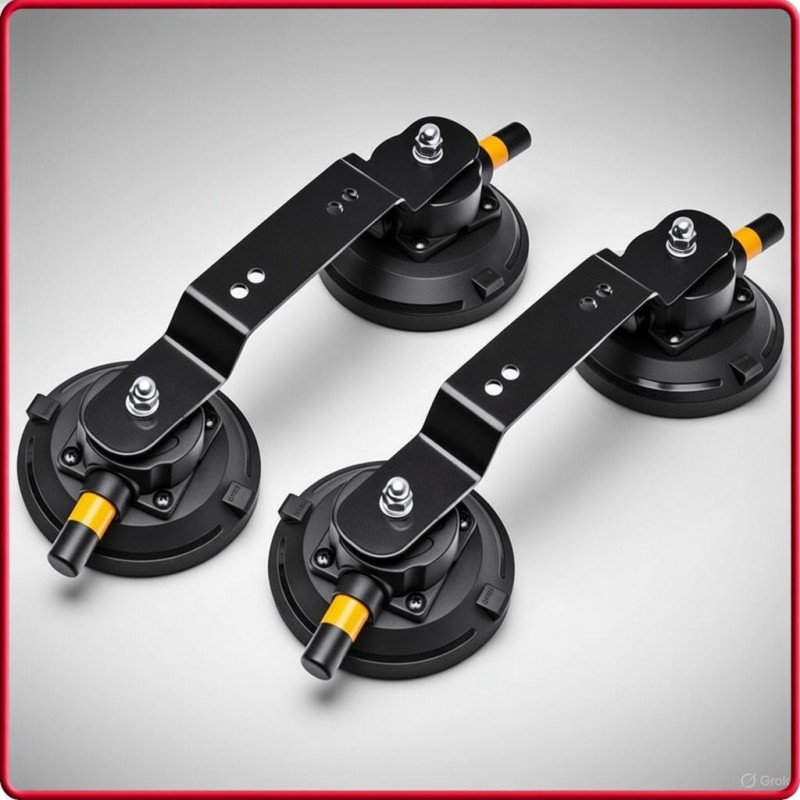 KIT DE SOPORTES PARA PUENTES O BARRAS CON VENTOSAS PRO