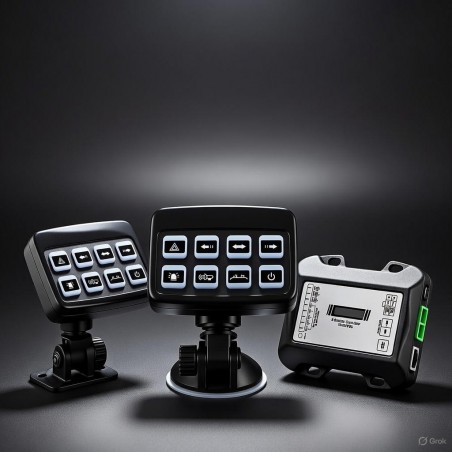 Mando de control programable SW8 con siren kill para puentes barras y sirena