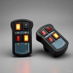 Mando de control genérico para puentes de luces o más dispositivos con soporte salpicadero