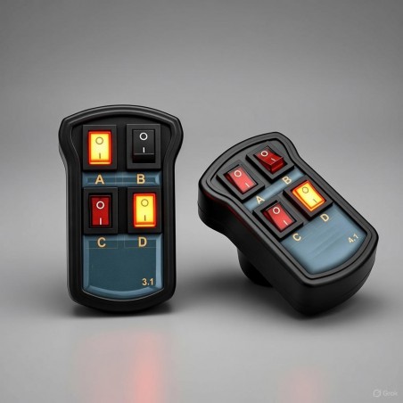 Mando de control genérico para puentes de luces o más dispositivos con soporte salpicadero