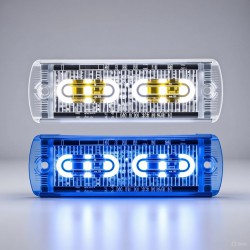 KIT DE LUCES (2) PERIMETRALES CLEARENS AZUL O ÁMBAR CE R65