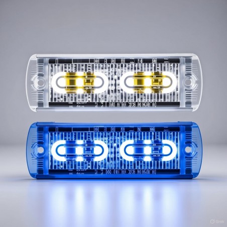 KIT DE LUCES (2) PERIMETRALES CLEARENS AZUL O ÁMBAR CE R65