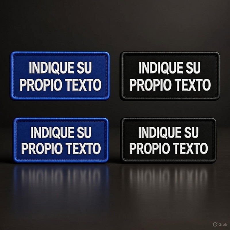 KIT DE 2 PARCHES PERSONALIZADOS PARA CHALECOS TÁCTICOS