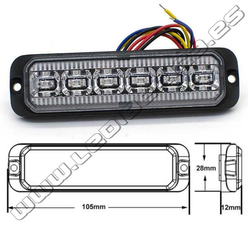 LUZ PERIMETRAL S-6 CON MODO CRUCERO MULTIVOLT CE R65