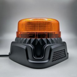 ROTATIVO LANZADESTELLOS CON ALARMA 100DB AMBAR CE R65