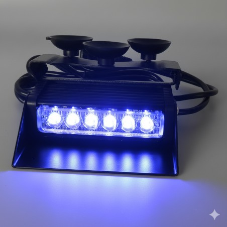 LANZADESTELLOS VIPER PARABRISAS 6 LEDS X 3W AZUL CE R10