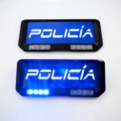 VISOR LED CAMUFLADO DESTELLOS Y CARTEL ILUMINADO PERSONALIZABLE