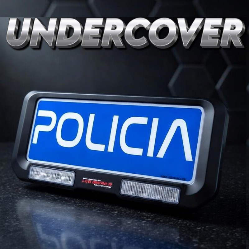 VISOR PARASOL CON DESTELLOS PARA CAMUFLADOS POLICIA