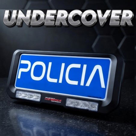 VISOR PARASOL CON DESTELLOS PARA CAMUFLADOS POLICIA